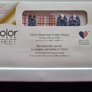 Color Street nails Snowman's Land nail polish strips still sealed